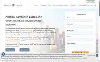 Beacon Pointe Advisors of Seattle website