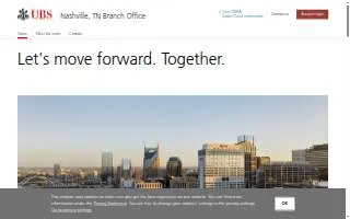 UBS Financial Services Inc. of Nashville website