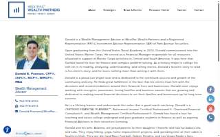 Donald Pearson, CFP ,ChFC ,RICP ,WMCP , MBA - Financial Advisor