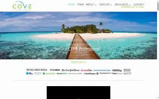 Cove Financial Planning, LLC website