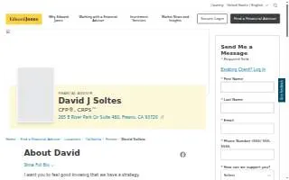 Edward Jones - Financial Advisor: David J Soltes, CFP®|CRPS™ website