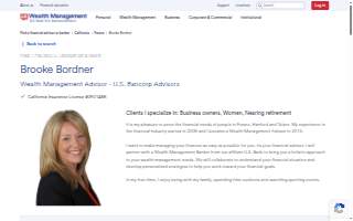 U.S. Bancorp Advisors - Financial Advisors: Brooke Bordner