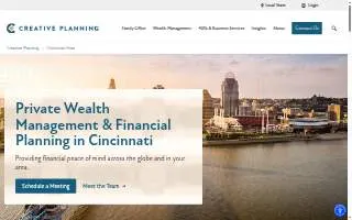 Creative Planning of Cincinnati website