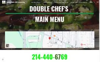 Double Chefs BBQ & Catering website