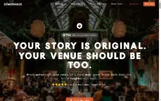 Somerhaus Events Venue website