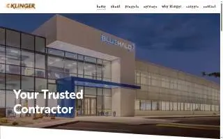 Klinger Constructors LLC website