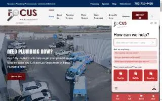 Focus Plumbing LLC website