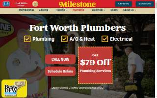 Milestone Electric, A/C, & Plumbing