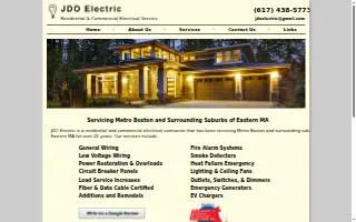 JDO Electric of Boston website