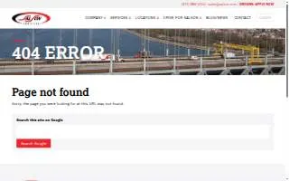 SalSon Logistics of Charleston website