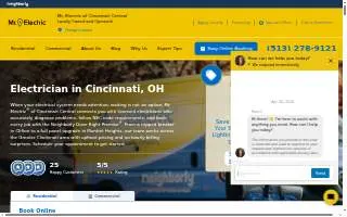 Mr. Electric of Cincinnati Central website