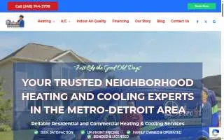 Detroit Heating and Cooling Co. website