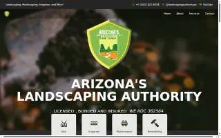 Arizona’s Landscaping Authority LLC website