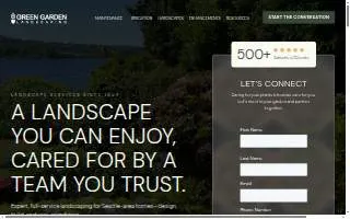 Green Garden Landscaping of Seattle website