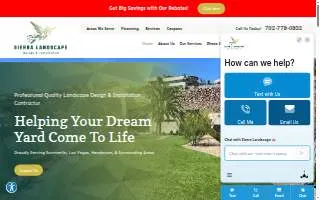 Sierra Landscape website
