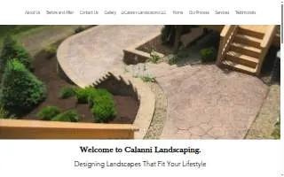 Calanni Landscaping LLC website
