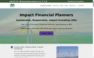 Impact Financial Planners of Las Vegas website