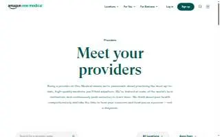 One Medical: Isabel Walls, PA-C website