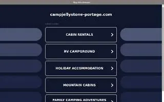 Yogi Bear's Jellystone Park of Portage website