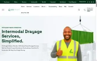 LCG Freight website