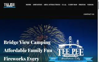 Tee Pee Campgrounds website