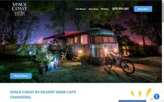 Space Coast Rv Resort website