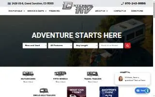 Centennial Rv Llc website