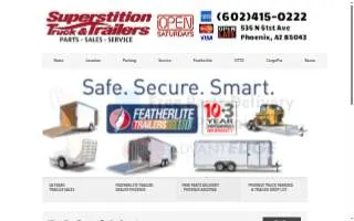 Superstition Trailers website