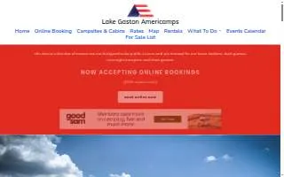 Lake Gaston Americamps website
