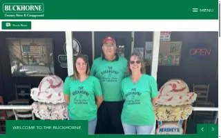 Buckhorne Country Store website