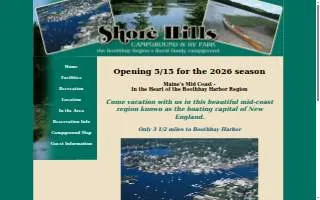 Shore Hills Campground website