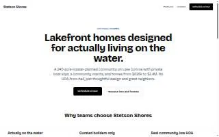Stetson Shores Campground Inc website