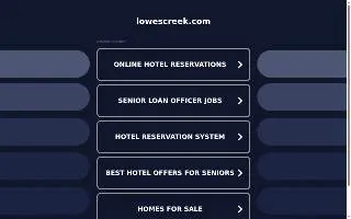 Lowe's Creek Park website