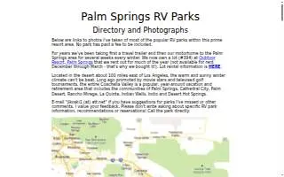 Palm Springs Oasis Rv Park website