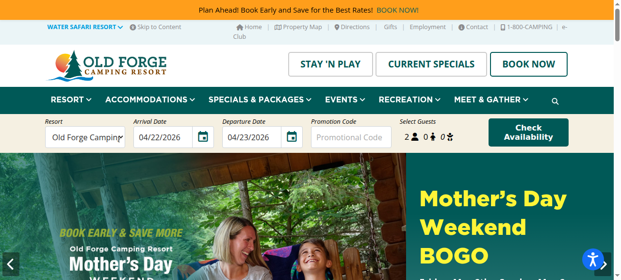 Old Forge Camping Resort