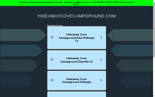 Hide-a-way Cove Campground