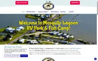 Mosquito Lagoon Rv Park website