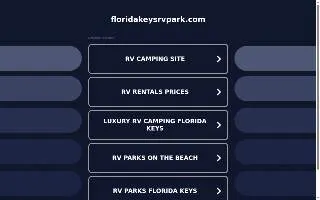 Ocean Breeze Rv Park & Marina website