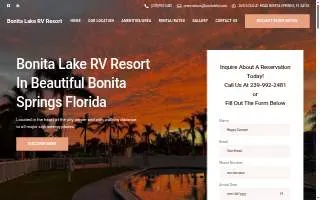 Bonita Lake Resort website
