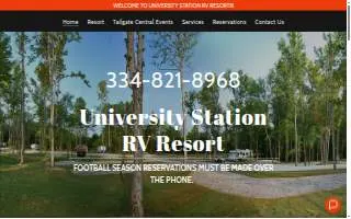 University Station Rv Park website