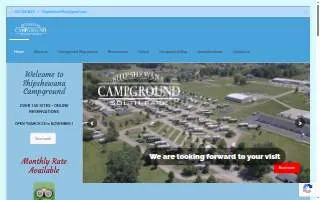 Shipshewana Campground South website