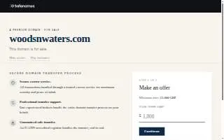 Columbus Woods-n-waters website