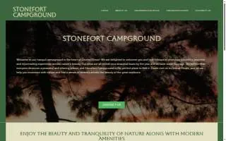 Stonefort Campground website