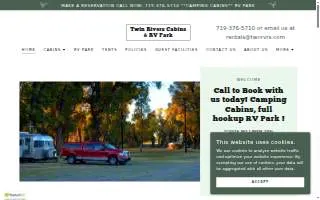 Twin Rivers Guest Ranch website