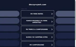 Decoy Rv Park website