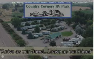Country Corners Rv Park website