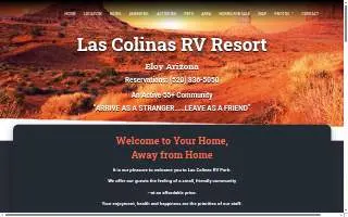 Las Colinas Rv Resort website