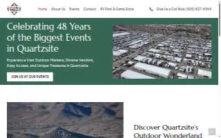 Tyson Wells Rv Park website