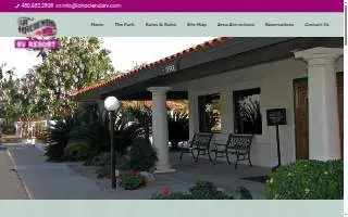 La Hacienda Rv Resort website