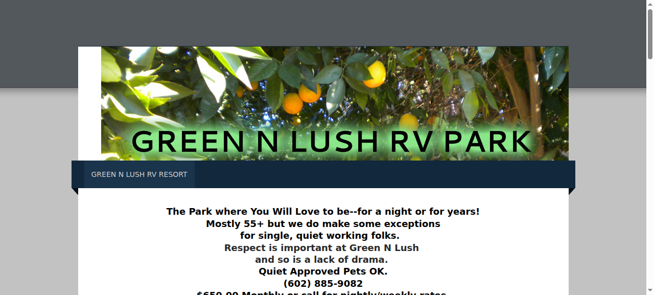 Green & Lush Rv Park